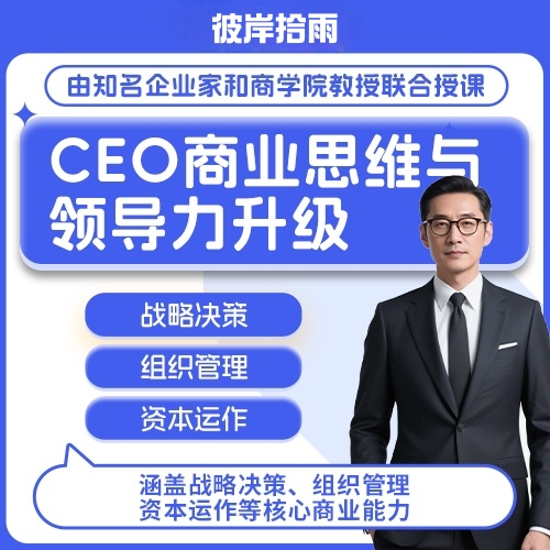 CEO 商业思维与领导力升级
